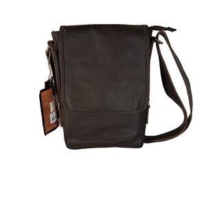 Rothco Leather Military Tech Bag 57950 Brown Minimalist Travel
